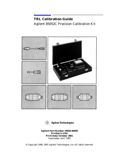 TRL Calibration Guide