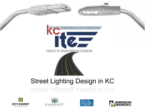 Street Lighting Design in KC