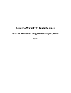 Tripartitie Guideline on Permit-to-Work for the