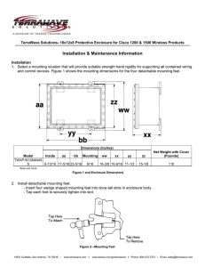 Detailed Installation and Maintenance Information