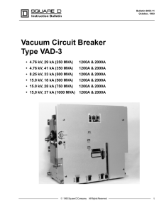 Vacuum Circuit Breaker