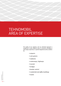 Tehnomobil – area of experitse