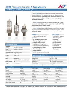 4-20mA / Voltage Pressure Transducer | TE Connectivity