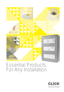 Essential Products For Any Installation