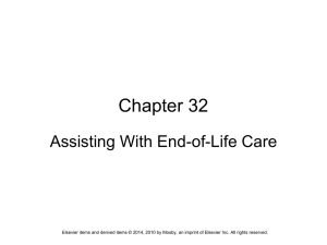 Chapter 32 End of Life Care
