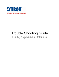 Trouble Shooting Guide FAA, 1