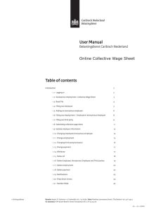 User Manual Table of contents - Belastingdienst/Caribisch Nederland