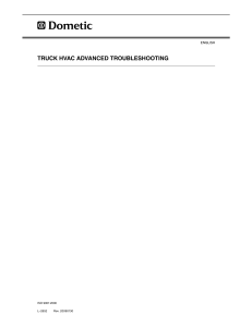 Dometic Truck HVAC Advanced Troubleshooting Manual