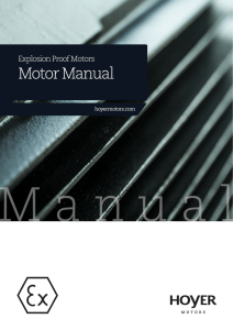 Explosion Proof Motors Motor Manual