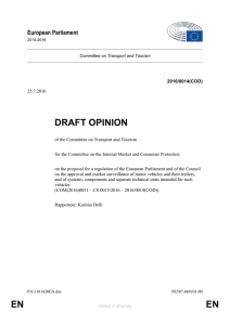 en en draft opinion - European Parliament