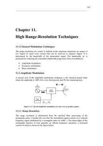 Chapter 11. High Range-Resolution Techniques