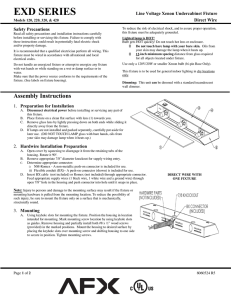 Installation Instructions