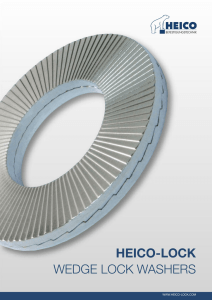 heico-lock wedge lock washers - HEICO Befestigungstechnik GmbH