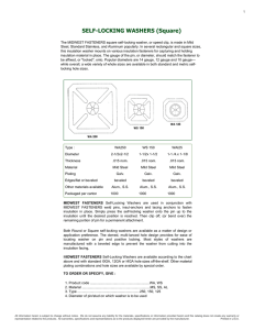 SELF-LOCKING WASHERS (Square) - industrialcomponents