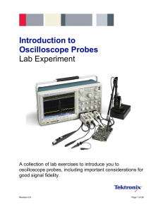 Introduction to Oscilloscope Probes: Lab Experiment