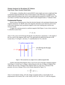 Simple Analysis for Brushless DC Motors