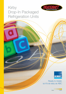 Kirby Drop-In Packaged Refrigeration Units