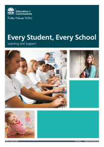 Every Student, Every School: Learning and Support