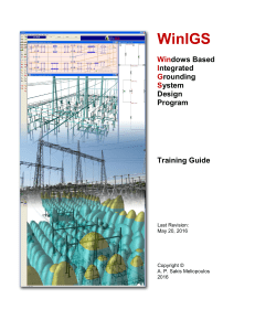 WinIGS Training Guide - Advanced Grounding Concepts