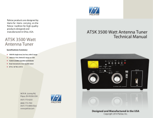 AT5K 3500 Watt Antenna Tuner AT5K 3500 Watt Antenna