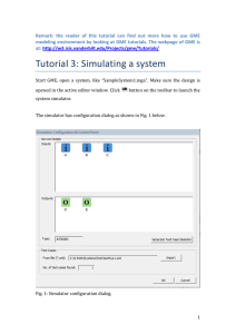 Tutorial 3: Simulating a system