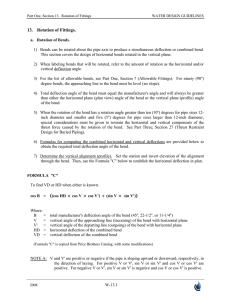 W-13 Rotation of Fittings