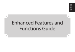 Enhanced Features and Functions Guide
