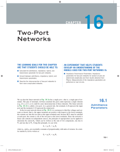 Two-Port Networks