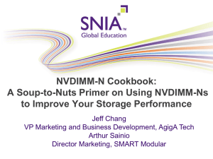 NVDIMM-N Cookbook: A Soup-to-Nuts Primer on Using NVDIMM