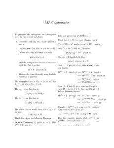 RSA Cryptography