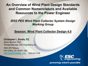 An Overview of Wind Plant Design Standards and Common