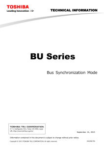 BU Series / Bus Synchronization Mode