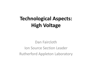 Technological Aspects: High Voltage