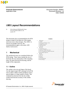 i.MX Layout Recommendations