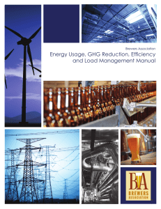 Energy Usage, GHG Reduction, Efficiency and Load Management