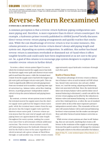 Reverse-Return Reexamined