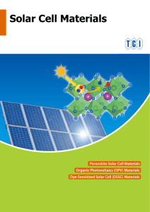 Solar Cell Materials ( PDF file )