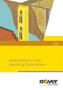 Isover Cavity Barriers: Fire, Acoustic & Thermal Solutions Guide