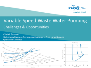 Variable Speed Waste Water Pumping