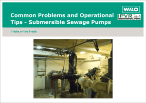 Pump Station Design Considerations and PumpSelect Program