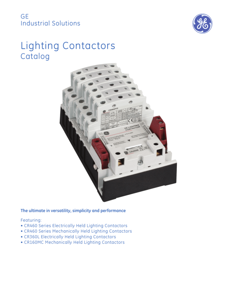 General Electric CR360L413 Lighting Contactor 60 Amp 