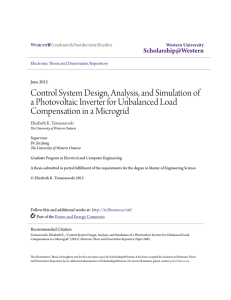 Control System Design, Analysis, and Simulation of a Photovoltaic
