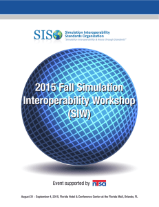 2015 Fall Simulation Interoperability Workshop