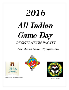 REGISTRATION PACKET - New Mexico Senior Olympics