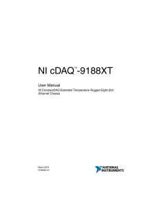 NI cDAQ-9188XT User Manual