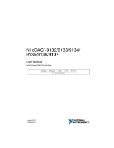 NI cDAQ-9132/9133/9134/9135/9136/9137 User Manual