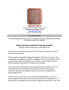 Kenya Christian Industrial Training Institute