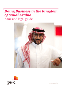 Doing Business in the Kingdom of Saudi Arabia