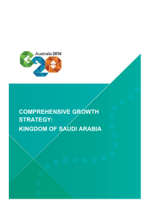 Comprehensive Growth Strategy - Kingdom of Saudi Arabia