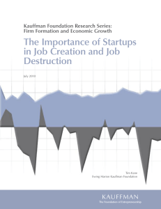 The Importance of Startups in Job Creation and Job